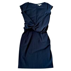 Carven Black Mini Dress Twist